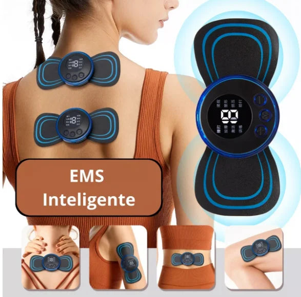 Mini massageador elétrico de estimulação para alívio da dor muscular