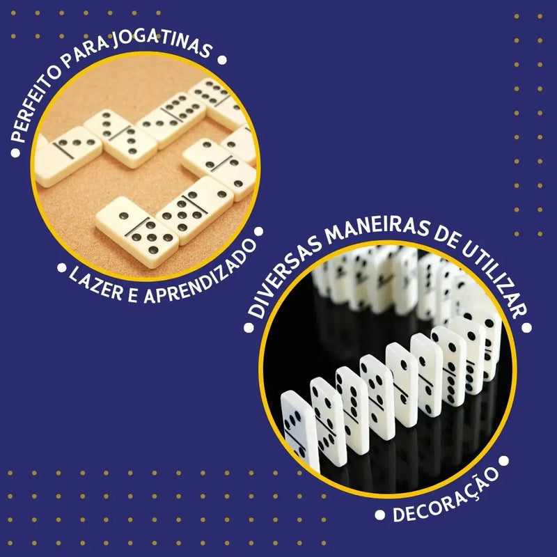 Domino De Osso Profissional 28 Peças