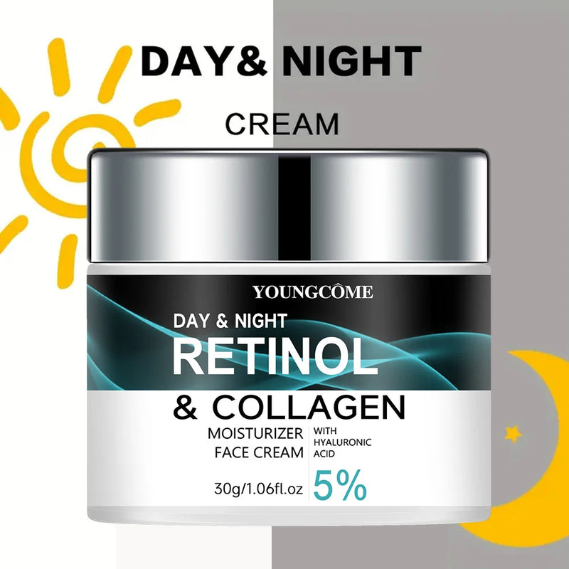 YOUNGCOME - creme do Retinol, promove a elasticidade da pele, brilho, nutrição e umidade para melhorar a textura da pele