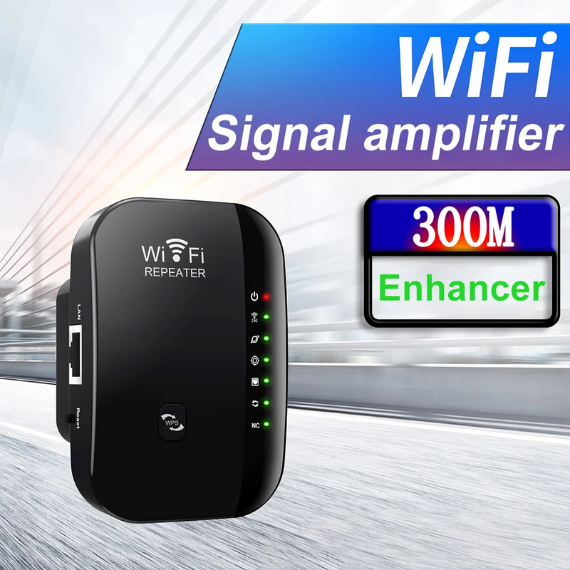 Amplificador extensor Wi-Fi Amplificador de longo alcance de 300 Mbps