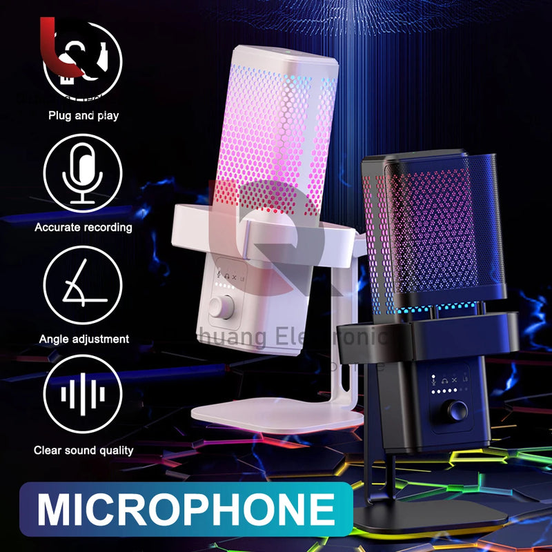 M6 USB Microfone Condensador para PC orientação cardióide MIC